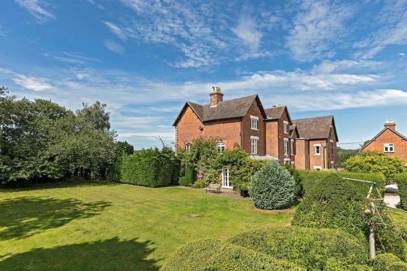 The eight-bedroom Grade II listed detached property in Old Milverton is on the market for £1,850,000. Image courtesy of Knight Frank via Rightmove.