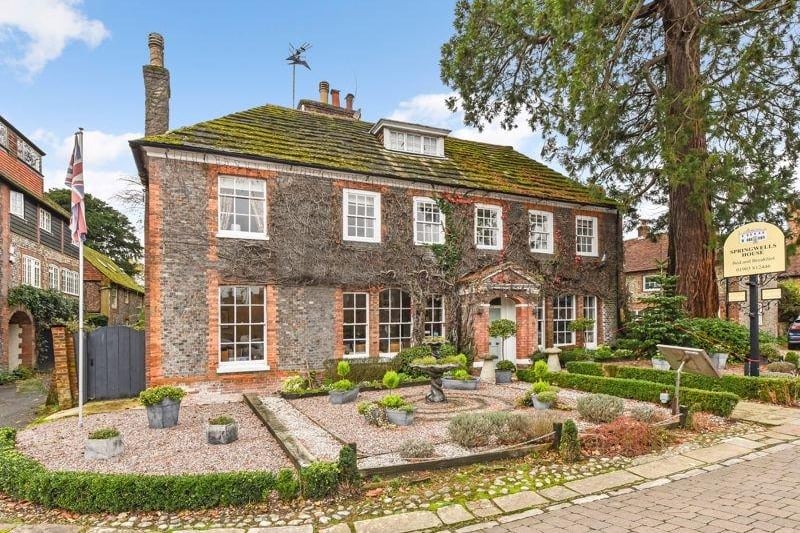 While the above property may be too remote for some, this handsome Grade II Listed building is on the foot of Steyning’s picturesque High Street. Formally a hotel, it is a stone’s throw from the Cricket Field and fabulous Rifle Range (don’t worry the soldiers are long gone). For those who have found solace in long dog walks during the restrictions, this is paradise.