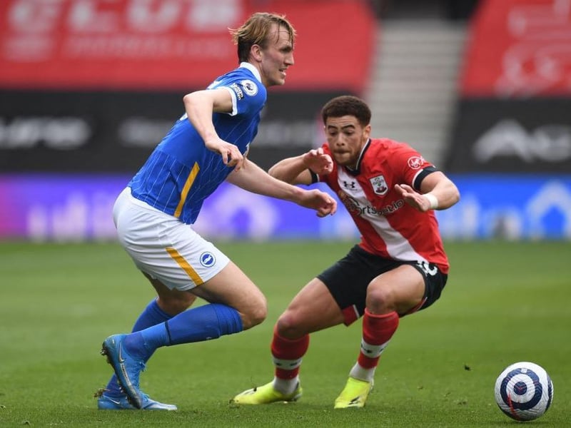 Tweaked his hamstring at Southampton and is a doubt for Newcastle but has not yet been ruled out. "He felt his hamstring tighten so we didn't want to take the chance with him," said Graham Potter after the 2-1 triumph at St Mary's