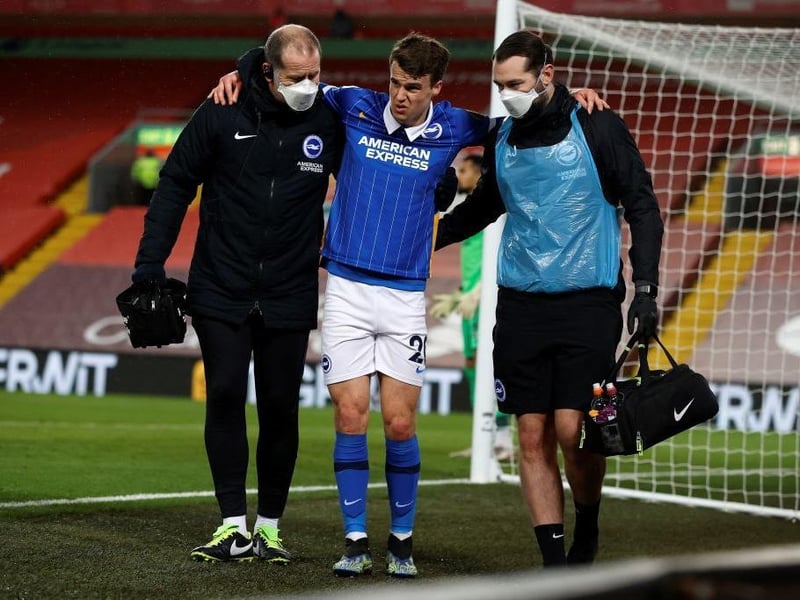 Sustained a serious knee injury in the 1-0 win at Liverpool. "My aim is to be back for pre-season at the moment. I hope to be outside before the end of the season. That gives me the summer to get fully fit," said March.