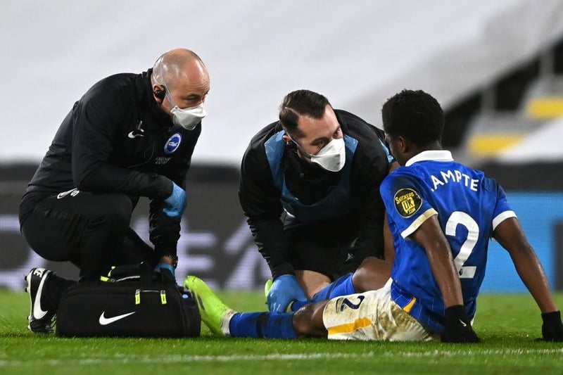 The flying wing back injured his hamstring in the 0-0 draw at Fulham last December. What was originally described as "not too serious" turned into something more sinister and ruled him out for the season. Set to undergo surgery.