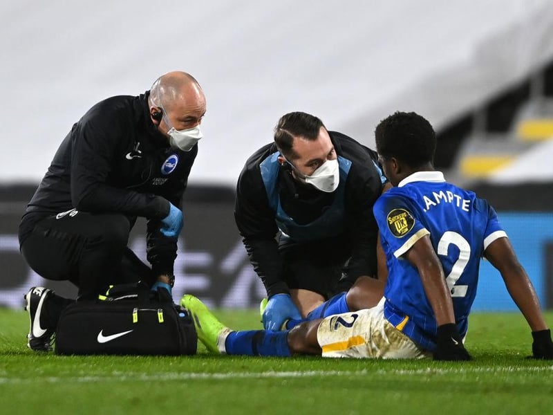 The flying wing back injured his hamstring in the 0-0 draw at Fulham last December. What was originally described as "not too serious" turned into something more sinister and ruled him out for the season. Set to undergo surgery.