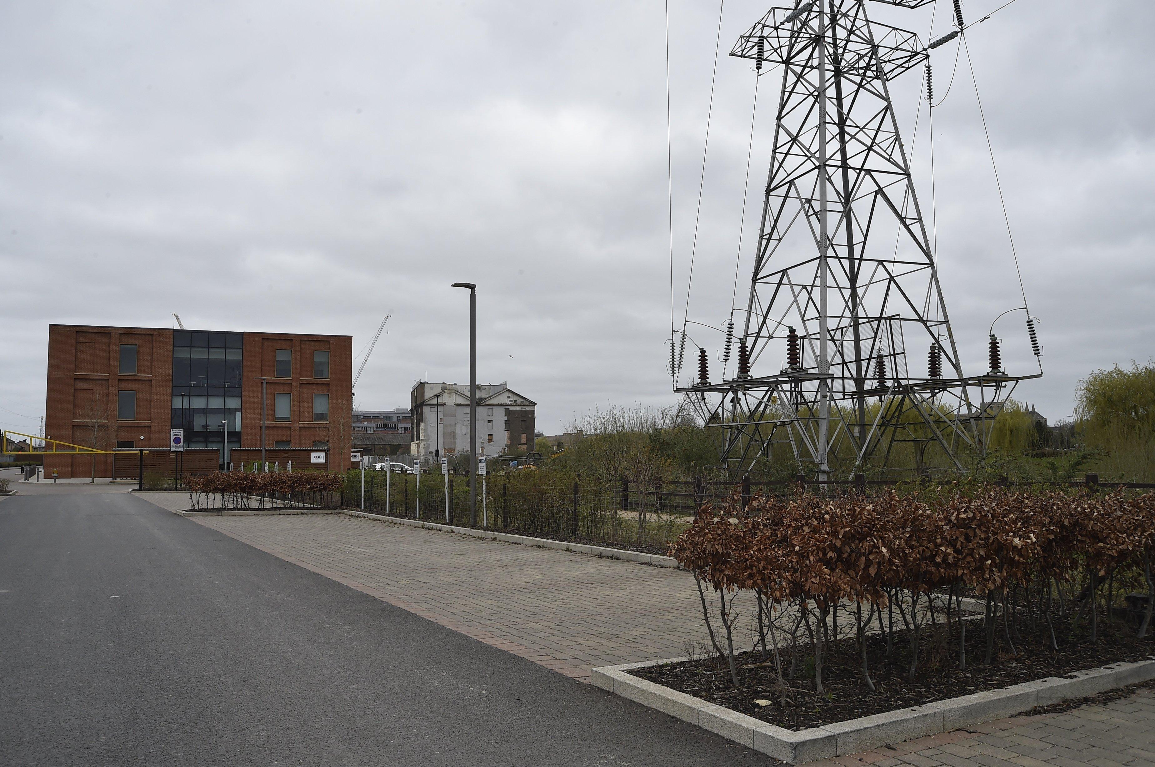 Land earmarked for development at Fletton Quays