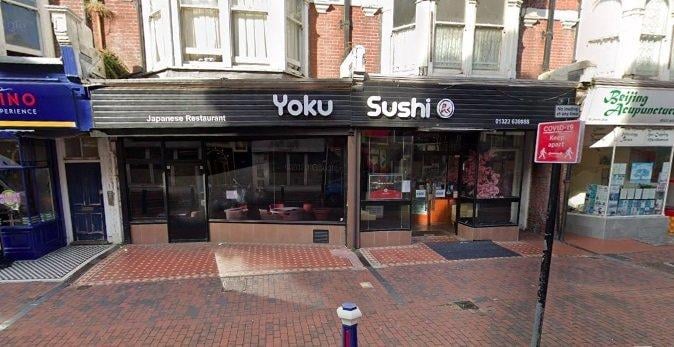 Yoku Sushi on Seaside Road is ranked ninth with five 'stars' from 200 reviews. Picture from Google Street Maps. SUS-210604-135813001