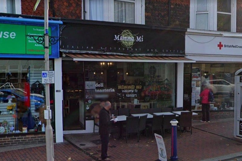 Mamma Mi on Grove Road is ranked twelfth with four and a half 'stars' from 277 reviews. Picture from Google Street Maps. SUS-210604-141913001