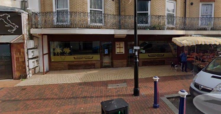 Malayalam on Terminus Road is rated on Tripadvisor as the best restaurant in Eastbourne with five 'stars' from 116 reviews. Picture from Google Street Maps. SUS-210604-142313001