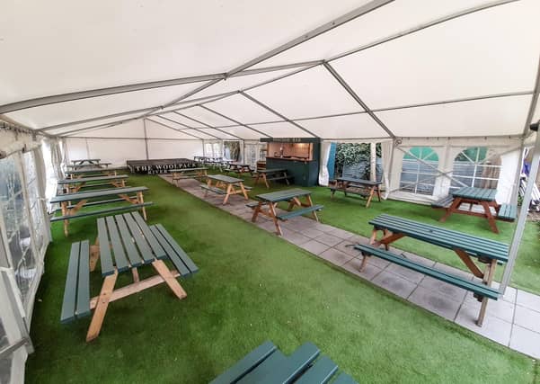 The Woolpack at Stanground getting ready for reopening