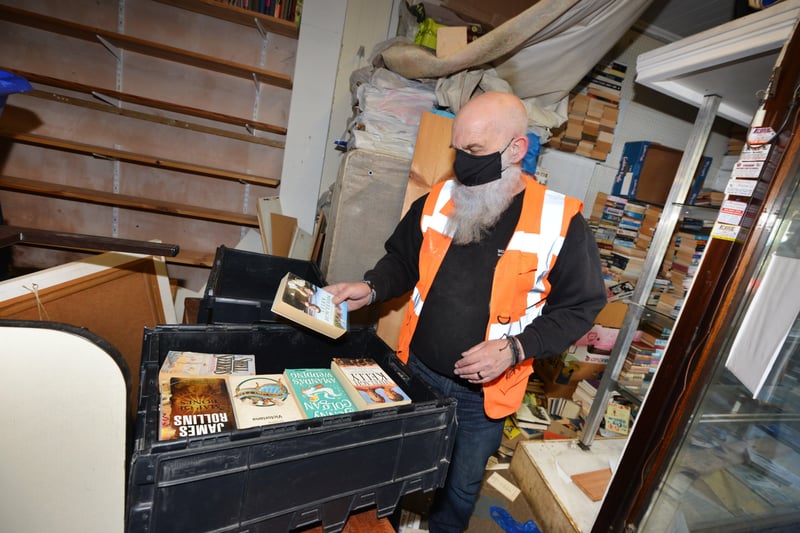 World of Books clearing out Scarlett Antiques in London Road, St Leonards. SUS-210704-102508001