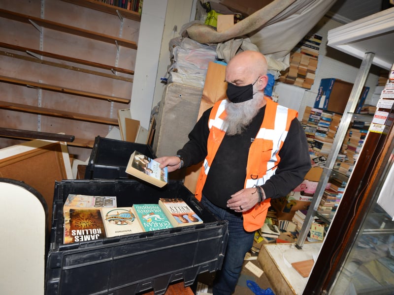 World of Books clearing out Scarlett Antiques in London Road, St Leonards. SUS-210704-102508001
