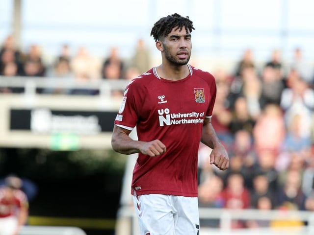 A first league goal for the Cobblers continues to elude him, rattling the crossbar with a good chance here, but his performance contained everything else. Set the tone with his tenacity up top, ran Mansfield's back four ragged and brought those around him into play... 7.5