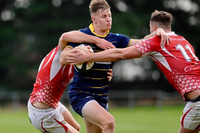 Action from Worthing Raiders' 53-21 win over Barnstaple at Roundstone Lane / Pictures: Stephen Goodger