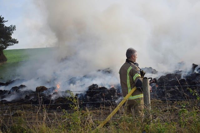 The fire broke out early this morning. Picture by Dan Jessup SUS-210711-135026001
