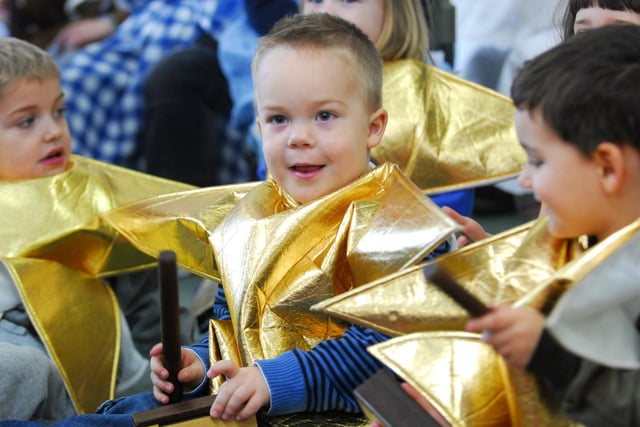 These little stars were in the Arlesey Nursery nativity back in 2009