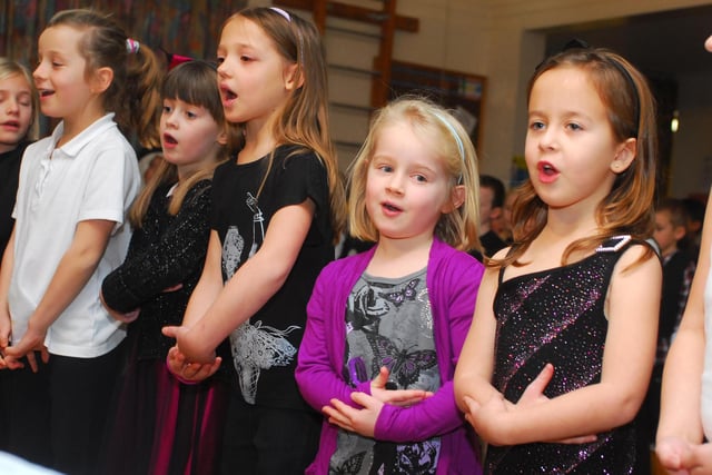 Little singers at Southlands Lower School, 2010