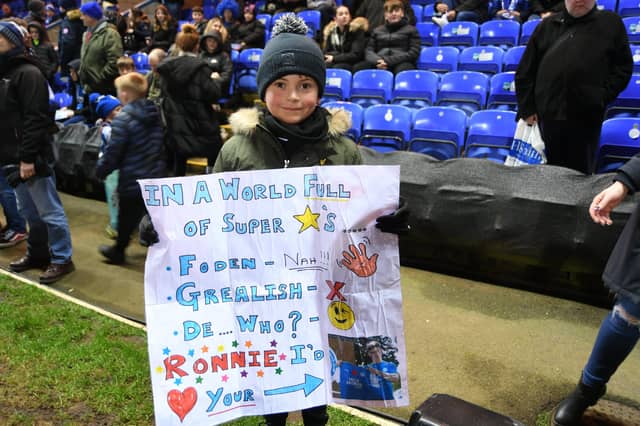 One young Posh fan knew who the real star of the show was.