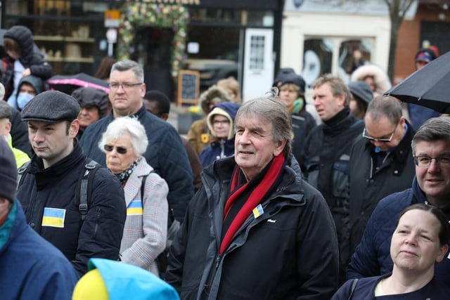 There was cross-party support at the demonstration