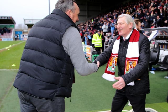 Gould played as a midfielder and defender for club between 1970 and 73, racking up more than 100 appearances and scoring six goals. He was also a successful manager of the club's academy before retiring a couple of years ago.