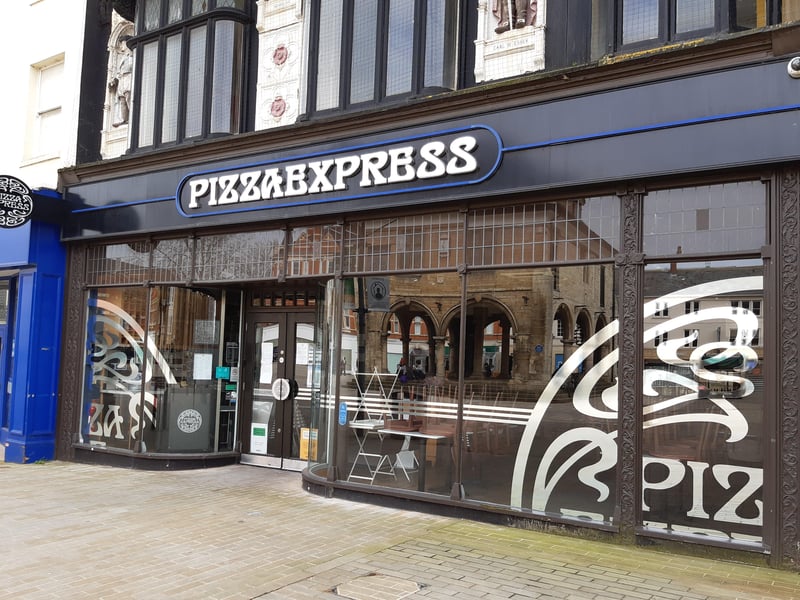 Pizza Express in Cathedral Square.