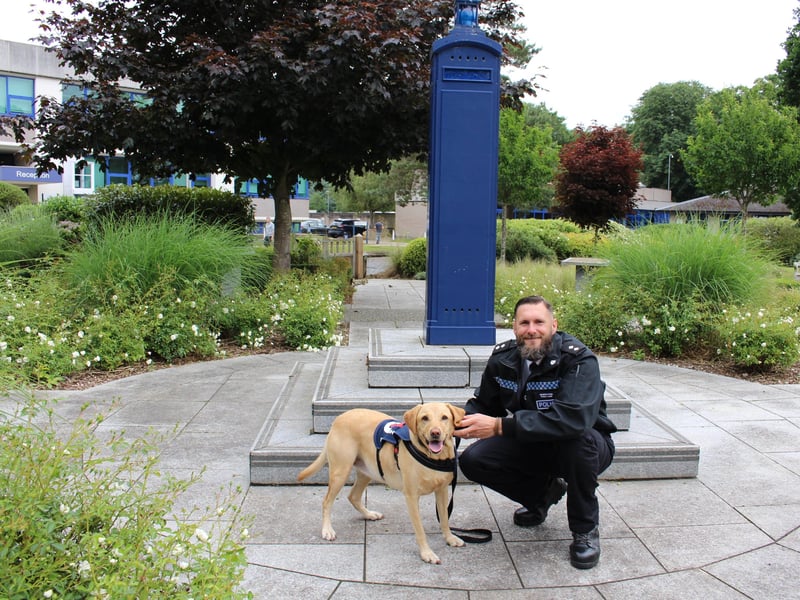 Holly and Inspector Paul Law.