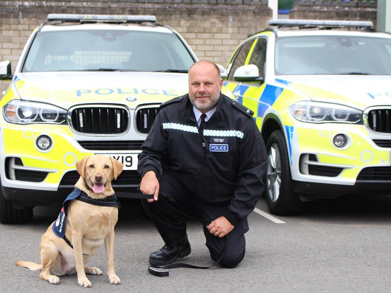 Holly and PC Paul Roe.