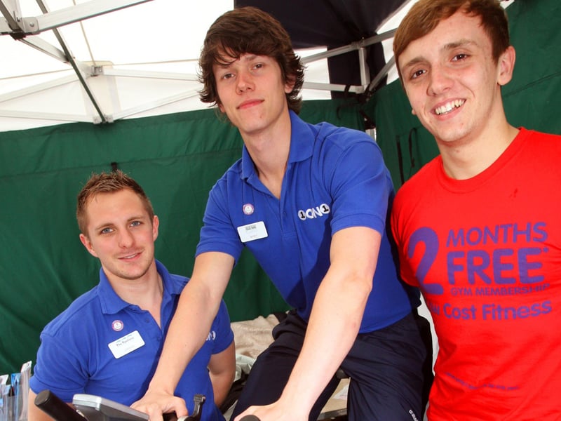Tour de Horsham Cycle Challenge with Jordan Stannard, Nicky Moynihan and Lewis Wood. Picture: Derek Martin DM11295050a