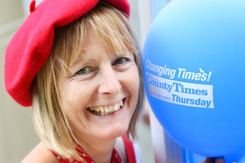 Letitia Holder on the West Sussex County Times stall in July 2011. Picture: Steve Cobb SC11290315a
