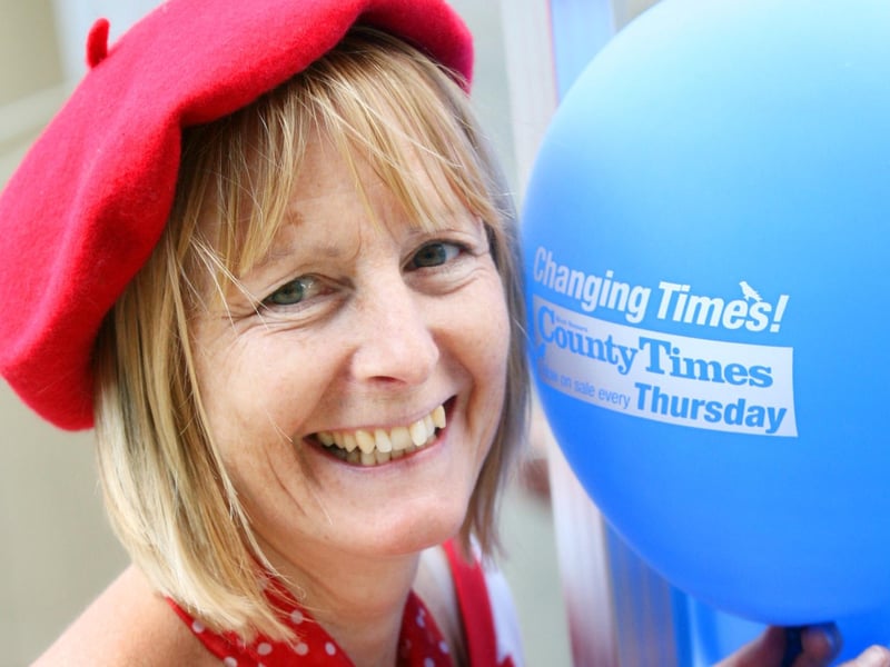 Letitia Holder on the West Sussex County Times stall in July 2011. Picture: Steve Cobb SC11290315a