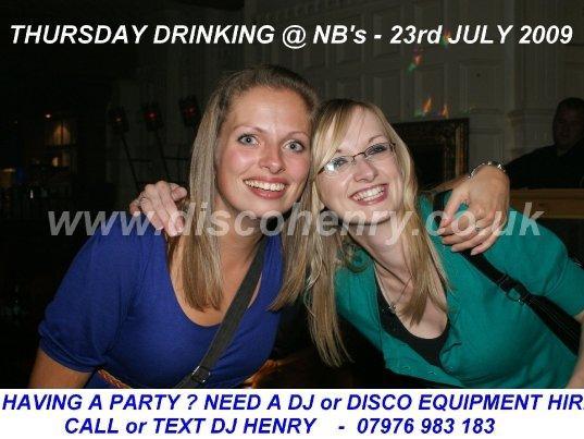 A Thursday night out at NB's and Groove back in July 2009. Photo: Disco Henry