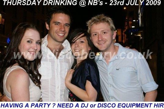 A Thursday night out at NB's and Groove back in July 2009. Photo: Disco Henry