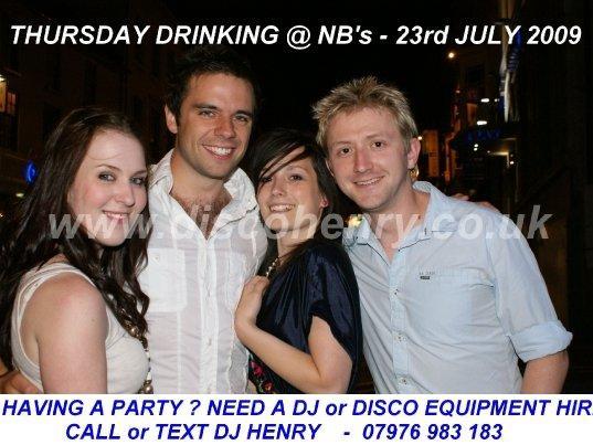 A Thursday night out at NB's and Groove back in July 2009. Photo: Disco Henry
