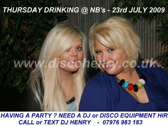 A Thursday night out at NB's and Groove back in July 2009. Photo: Disco Henry