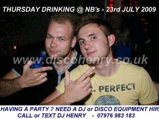 A Thursday night out at NB's and Groove back in July 2009. Photo: Disco Henry