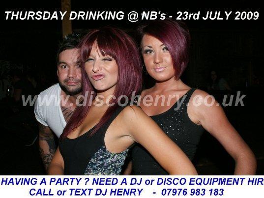 A Thursday night out at NB's and Groove back in July 2009. Photo: Disco Henry