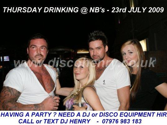 A Thursday night out at NB's and Groove back in July 2009. Photo: Disco Henry