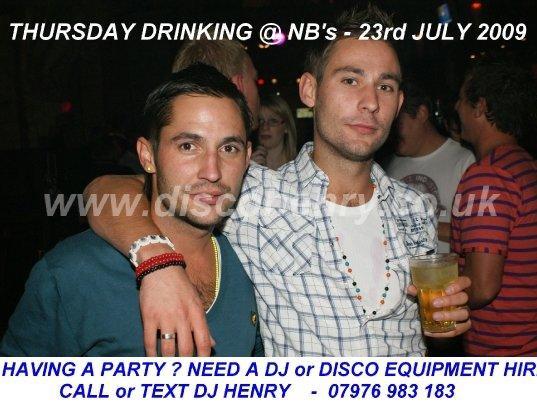 A Thursday night out at NB's and Groove back in July 2009. Photo: Disco Henry