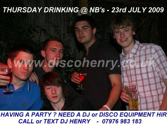 A Thursday night out at NB's and Groove back in July 2009. Photo: Disco Henry