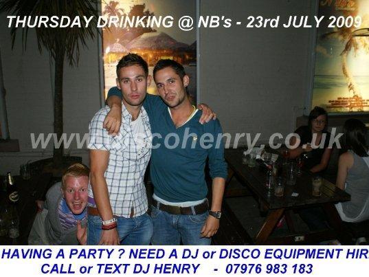 A Thursday night out at NB's and Groove back in July 2009. Photo: Disco Henry
