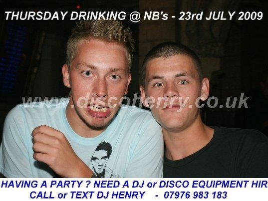 A Thursday night out at NB's and Groove back in July 2009. Photo: Disco Henry
