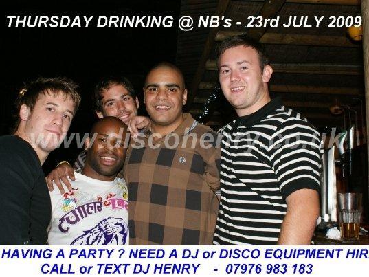 A Thursday night out at NB's and Groove back in July 2009. Photo: Disco Henry