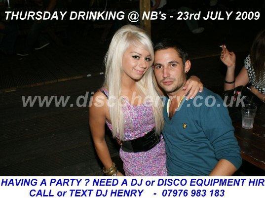 A Thursday night out at NB's and Groove back in July 2009. Photo: Disco Henry