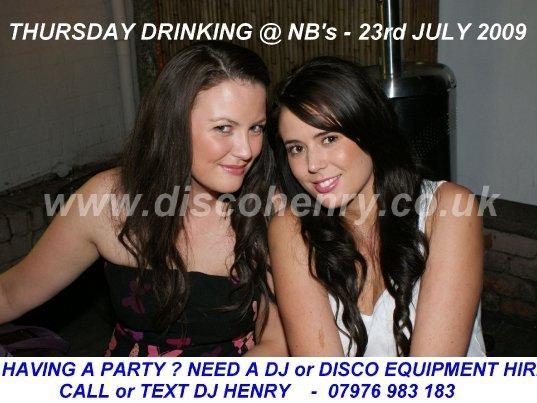 A Thursday night out at NB's and Groove back in July 2009. Photo: Disco Henry
