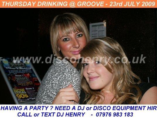 A Thursday night out at NB's and Groove back in July 2009. Photo: Disco Henry