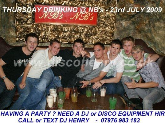 A Thursday night out at NB's and Groove back in July 2009. Photo: Disco Henry
