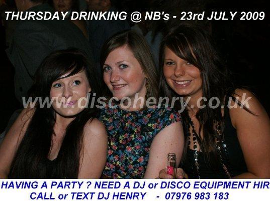 A Thursday night out at NB's and Groove back in July 2009. Photo: Disco Henry