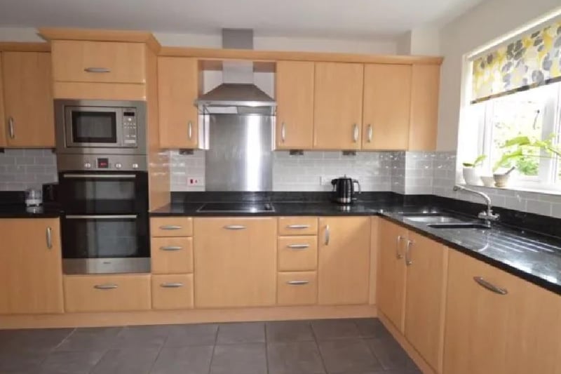 The home's 'immaculate' kitchen.