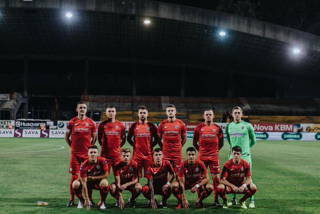 The team pictured before the game