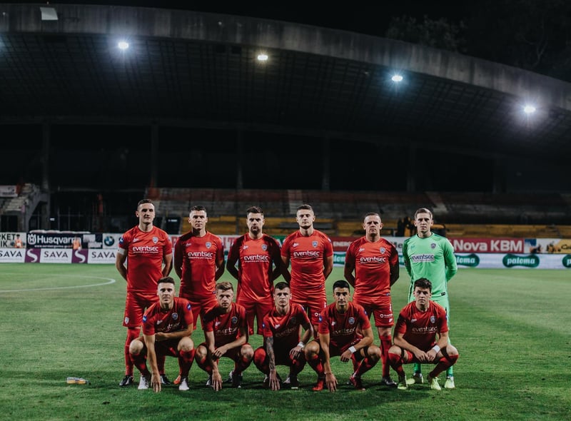 The team pictured before the game
