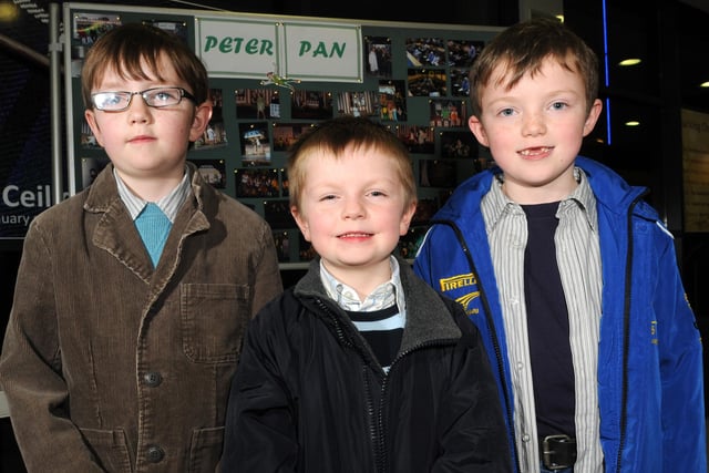 Mark, Jonathan and Adam who attended and enjoyed the production of Peter Pan at the Burnavon Arts & Cultural Centre, performed by the Stewartstown Amateur Dramatics Society.mm03-175ar.