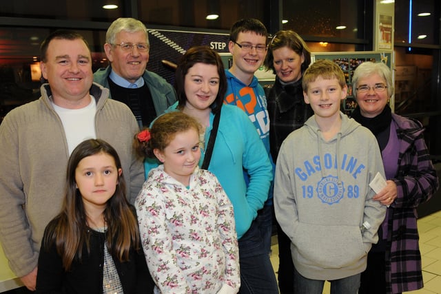 The Smithson and Maguire families, pictured when they attended the production of Peter Pan, performed by Stewartstown Amateur Dramatics Society.mm03-176ar.