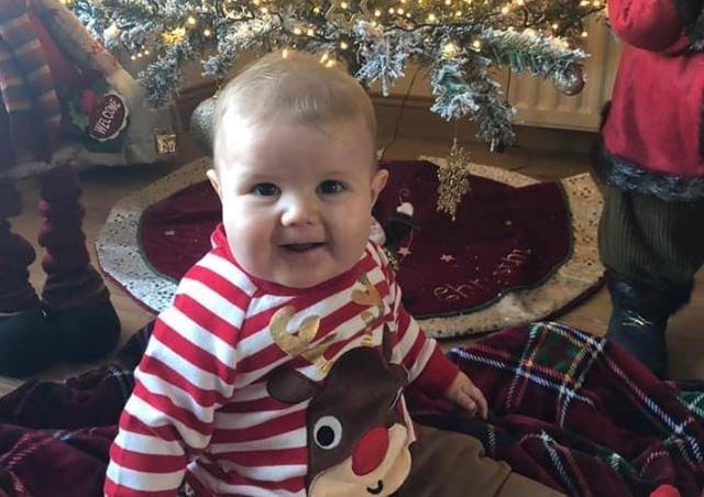 Charlene Forrest - Ruairi Forrest 1st christmas born March 2020